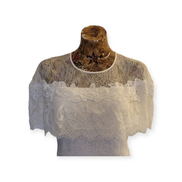 Kobi Halperin white dress Size 8 medium - Picture 3 of 7